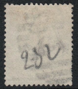 GB QV stamp,  SG 110,  9d straw,  plate 4,  1867,  good,  Cat value £325 2