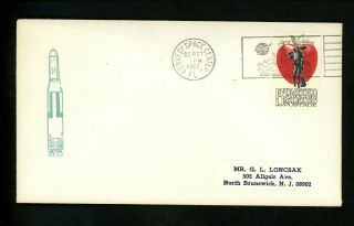 Us Space Cover Satellite Launch Ksc Kennedy Space Center Fl 9/27/1967