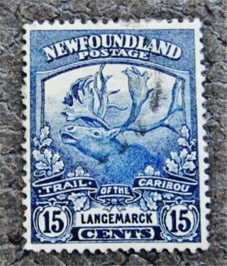 Nystamps Canada Newfoundland Stamp 124 Un$60 Vf