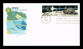 Dr Jim Stamps Us Space Accomplishments Combo House Of Farnum Fdc Cover