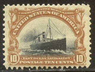 U.  S.  299 Nh - 1901 10c Pan - American ($300)