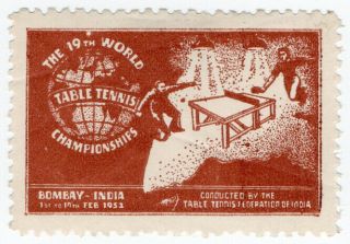 (i.  B) India Cinderella : World Table Tennis Championships (bombay 1952)