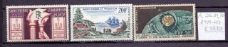 Saint Pierre And Miquelon 1959 - 1963.  Air Mail Stamp.  Yt A26,  A29,  A30.  €58.  80