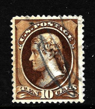 Hick Girl Stamp - Classic U.  S.  Sc 209 Jefferson,  Issue 1881 Y873