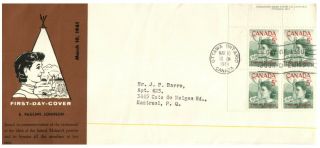 (88) Canada Fdc Cover - 1961 - Pauline Johnson (with Insert)