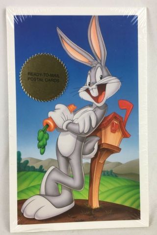 (10) 1997 U.  S.  Postal Service Postcards Bugs Bunny Postal Cards Looney Tunes