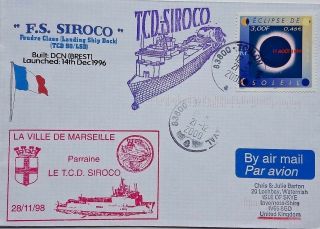 East Timor 2000 French Ship Siroco Operation Santal Aid Mission Return Cover