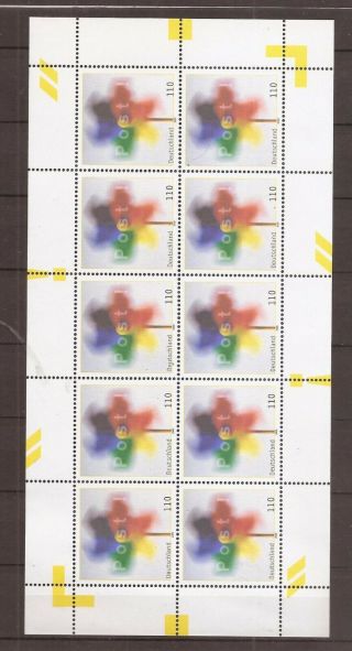 Germany - Mnh - 2000 - Complet Mnh Sheet With 10 Stamps
