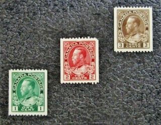 Nystamps Canada Stamp 131 // 134 Og H $50