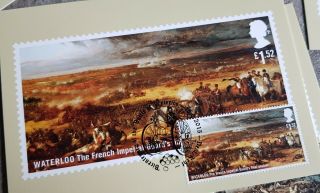 2015 Battle Of Waterloo 200 year anniversary Royal Mail First Day Covers stamps 8