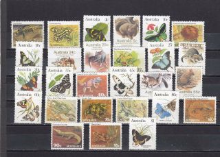 A122 - Australia - Sg781 - 806 Mnh 1981 Wildlife Definitives - Full Set 1c - $1