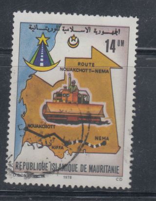 Mauritania 1978 Road Building Equipment Sc 388b Sound