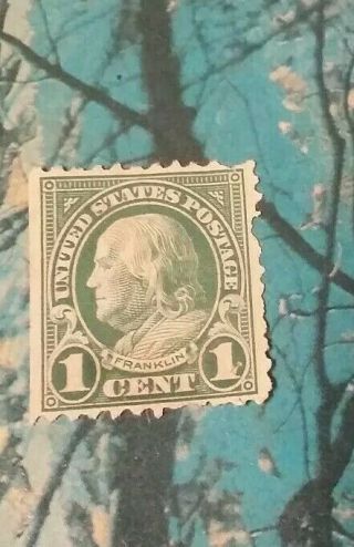 Travelstamps:1922 - 1925 Us Stamp Scott 552 Franklin Cent Look & Bid Buy Now
