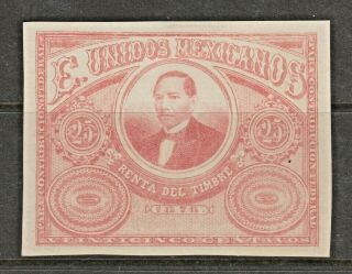 Mexico Cinderella Revenue Fiscal Stamp 2 - 27 - 3b Extra As Seen No Faults