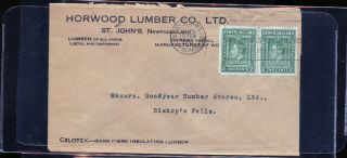 1941 Newfoundland Horwood Lumber Co.  Advertising Slogan Cover Co617