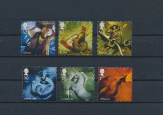 Gx03050 Great Britain Mythical Creatures Folklore Fine Lot Mnh