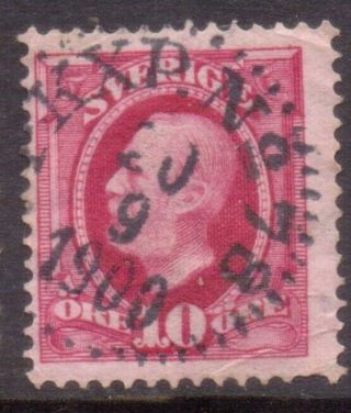Sweden Sverige Tpo Postmark / Cancel " Pkxp No 78 " 1900