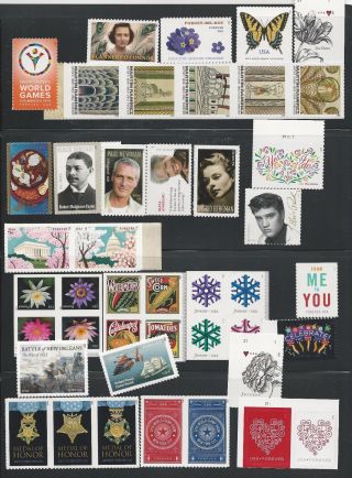 2015 Us Commemorative Stamp Year Set Nh As The Scan Shows