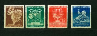Germany Reich 1941,  Mi 768 - 771 Mnh