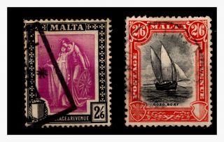 Malta 2/6 Stamps.  1922/26.  2044