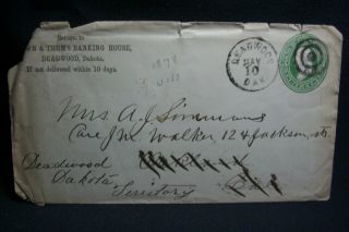 1878 Stamped Advtng Env " Thum 