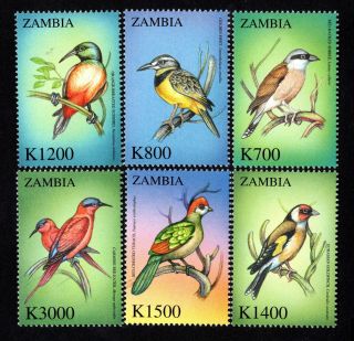 Zambia 2000 Group Of 6 Stamps Mi 1209 - 1214 Mnh Cv=9€