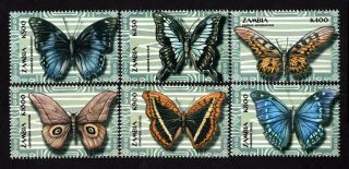 Zambia 2000 Group Of 6 Stamps Mi 1103 - 1108 Mnh