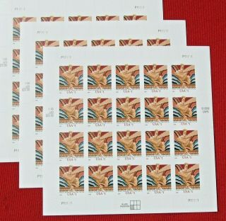 Three (3) Sheets X 20 = 60 Of Wisdom $1.  00 Us Ps Postage Stamp Sc 3766,  3766a