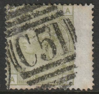 Gb Abroad In Danish West Indies C51 4d Sage - Green Plate 15 Wing Margin