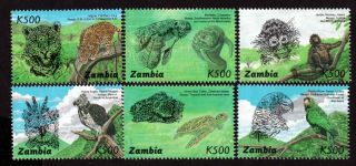 Zambia 1997 Group Of 6 Stamps Mi 674 - 679 Mnh Cv=6€