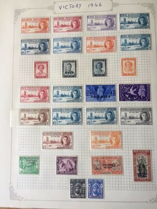 1946 Victory Celebration Stamps From Around The World