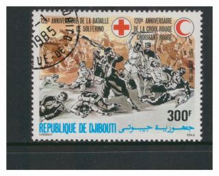 Republique De Djibouti 1984 Battle Of Solferino & Red Cross Very Fine