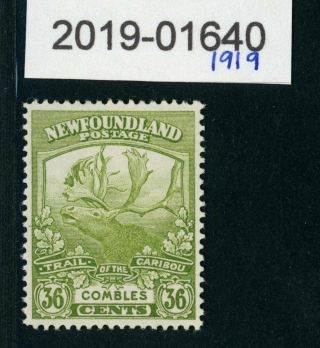 Newfoundland 1919 Stamp - " Combles " 36 Cents - Troops In World War I (1640)