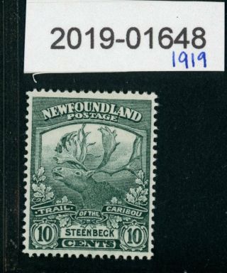 Newfoundland 1919 Mlh Stamp - " Steenbeck " 10 C - Troops In World War I (1648)