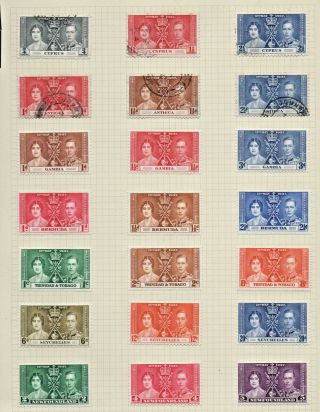 1937 Coronation 13 Sets Mostly Mm As Scan (436x)