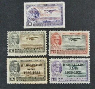 Nystamps Mexico Stamp C9//c36 Og H $36