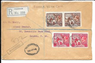 Gb 1924 Wembley Cover To Mr Small Stamp Dealer.  Warrington Cds
