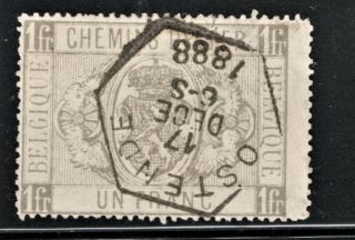 Hick Girl Stamp - Belgium Stamps Sc Q6 Parcel Post & Railway S1147