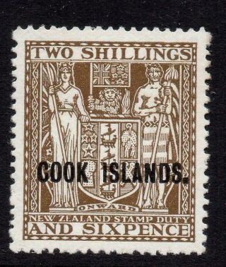 Cook Islands 1936 - 44 2/6 Sg 118 Mnh.  Looking No Hidden Faults