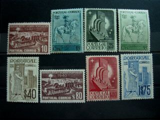 Portugal Stamp Set - 1940 Foundation And Independence Anniversaries Mnh