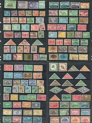 138 Costa Rica Stamps Regular Issues,  Airmails Mid 19th C