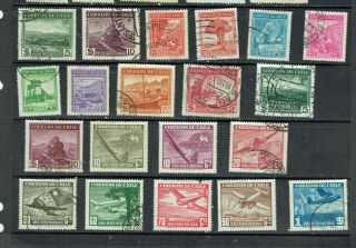 155 CHILE Stamps Regular Issues,  Airmails 1940 ' s 1950 ' s 4