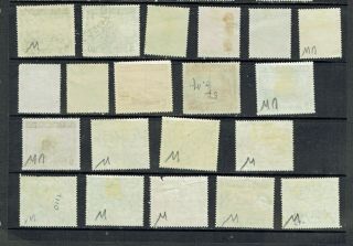 155 CHILE Stamps Regular Issues,  Airmails 1940 ' s 1950 ' s 5