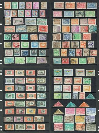 141 Bolivia Stamps Regular Issues,  Airmails Mid 20th C.