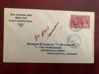 Canada,  1937 First Coronation Mail Eastern Canadian Arctic 16/09/1937