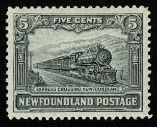 Canada Newfoundland Stamp Scott 149 5c Express Train Lh Og Well Centered
