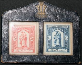 1897 Prince Of Wales Hospital Fund Stamps In Frame | Stamps | Km Coins