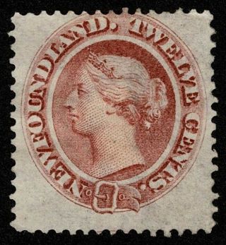Canada Newfoundland Stamp Scott 28 12c Queen Victoria No Gum