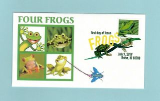 U.  S.  Fdc Cec/fm Cachet - Four Frogs No.  1