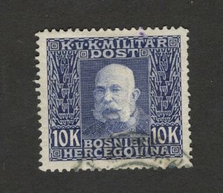 Bosnia - Austria - Österreich - Bosnia Herzegovina - Stamp - 10k - High Cv - 1912.